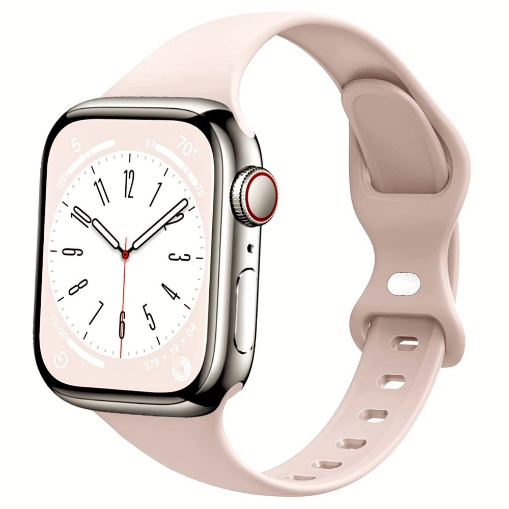 Apple Watch SLIM Silicone Band - LIGHT PINK - 38mm/40mm/41mm